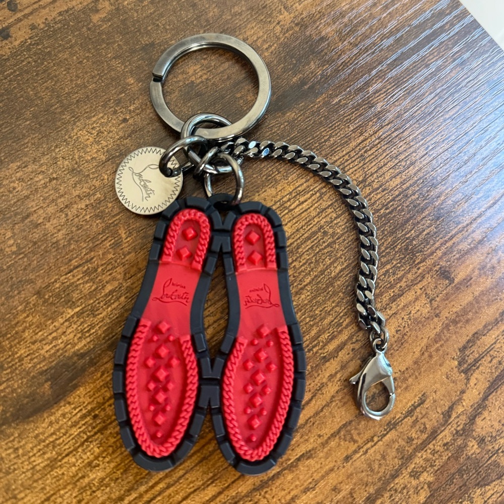 ✨SOLD✨Christian Louboutin Red Bottoms Keychain - Picture 1 of 6